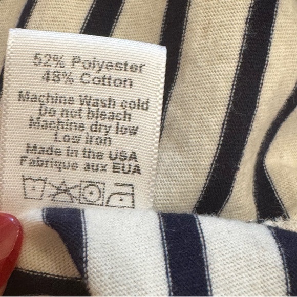 Clare V. Dropped Shoulder Striped Shirt - Picture 10 of 10